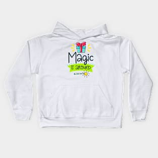 magic is around Kids Hoodie